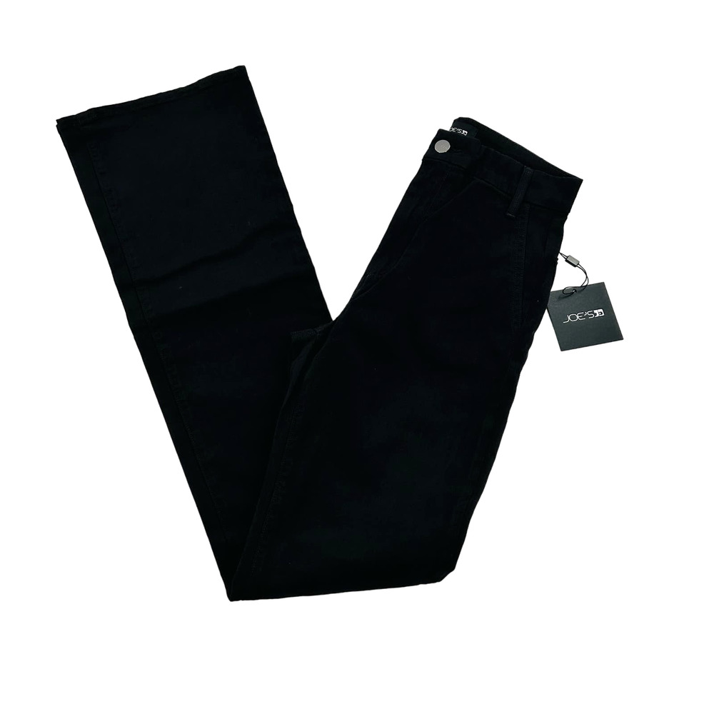 Joe's Jeans Dark Black Wash Vivienne Trouser Pocket Straight Leg Pants Size 26